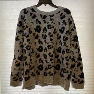 Animal print sweater